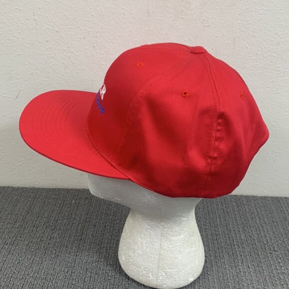 Trier Ford Chrysler Snapback Hat Mens OSFA Red Baseball Cap Attractive Headwear - Picture 6 of 12